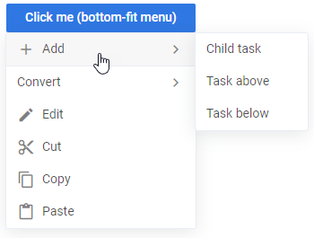 DropDownMenu bottom fit position