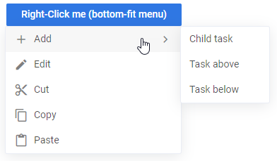 Context Menu bottom fit position